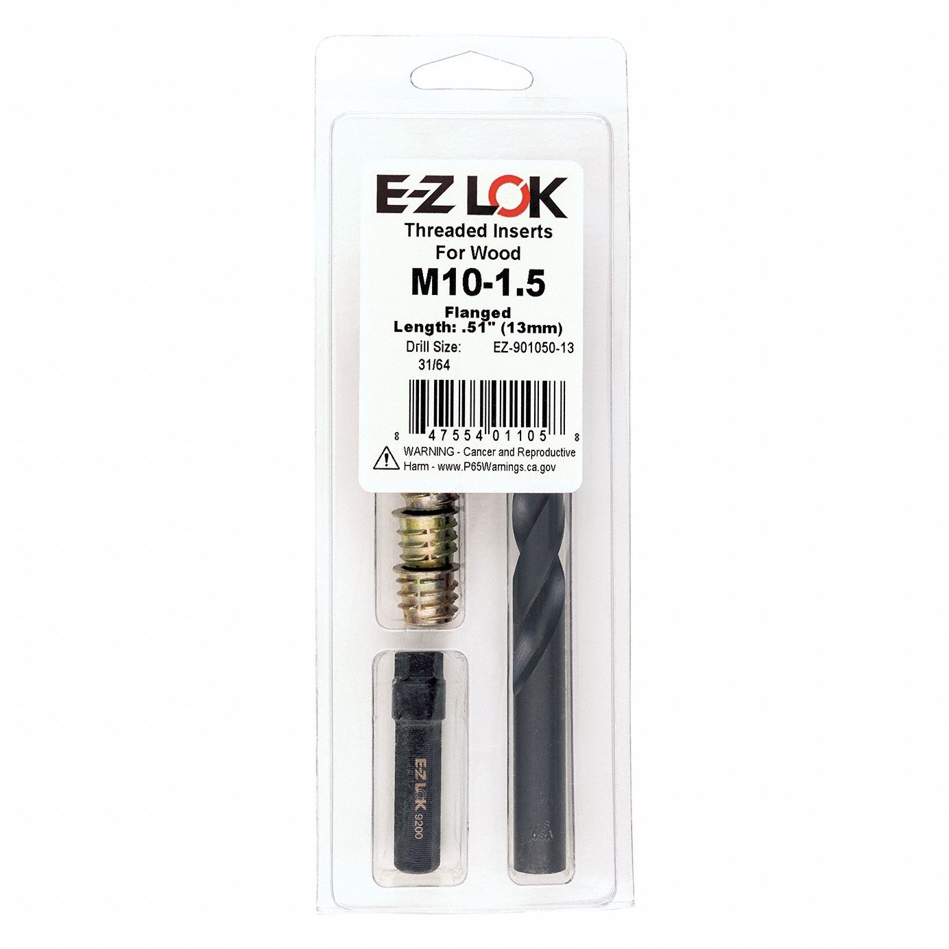 10 mm Dia, Zinc, Thread Repair Kit - 807TZ8|EZ-901050-13 - Grainger