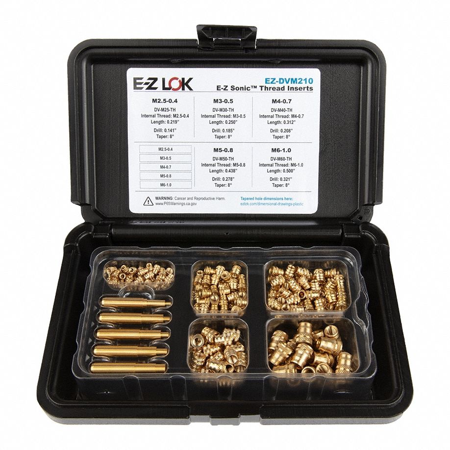 Heat-Set Threaded Insert Install Kit