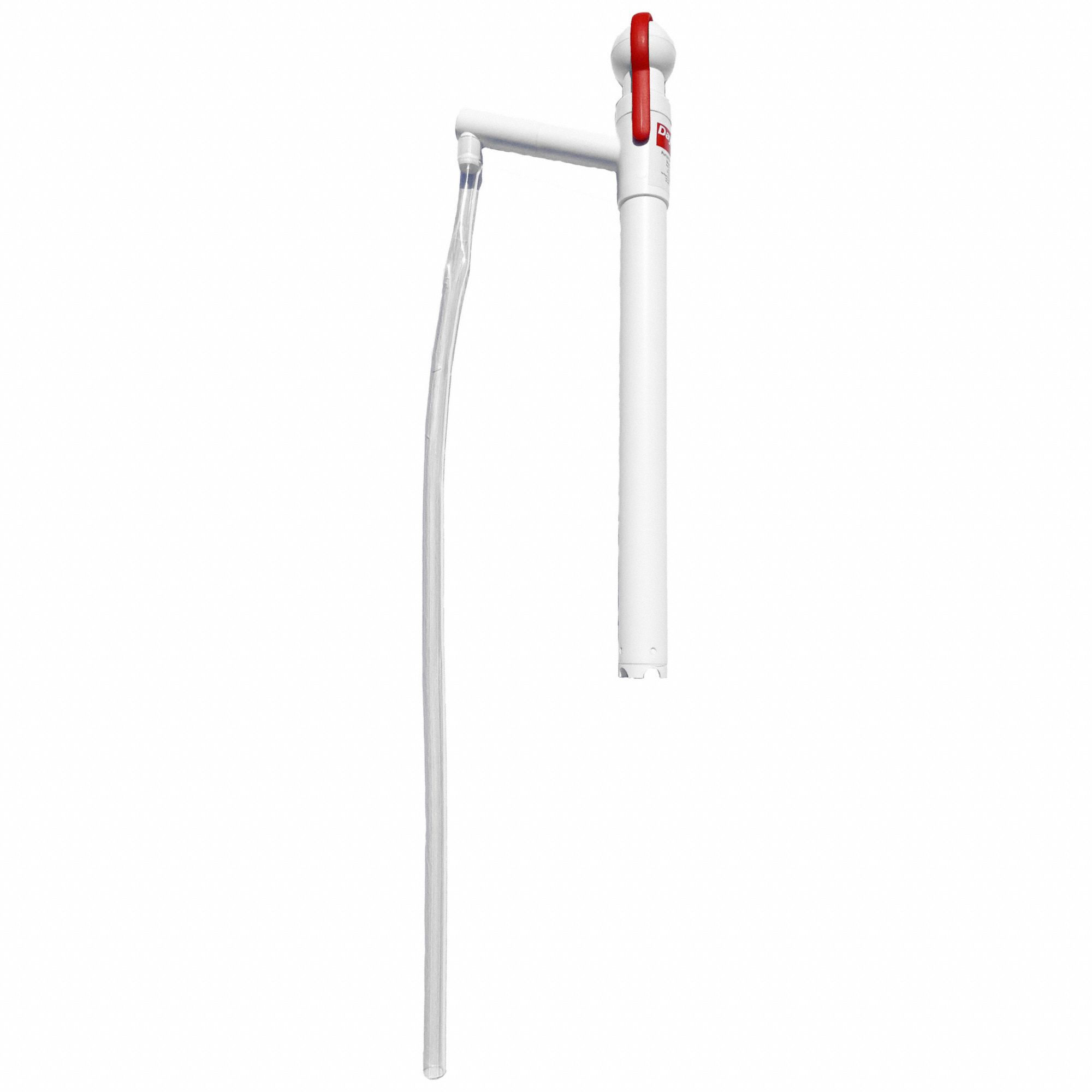 Hand Pump: Piston, Pump with Discharge Hose & Spout, Piston, Polyethylene/Polypropylene