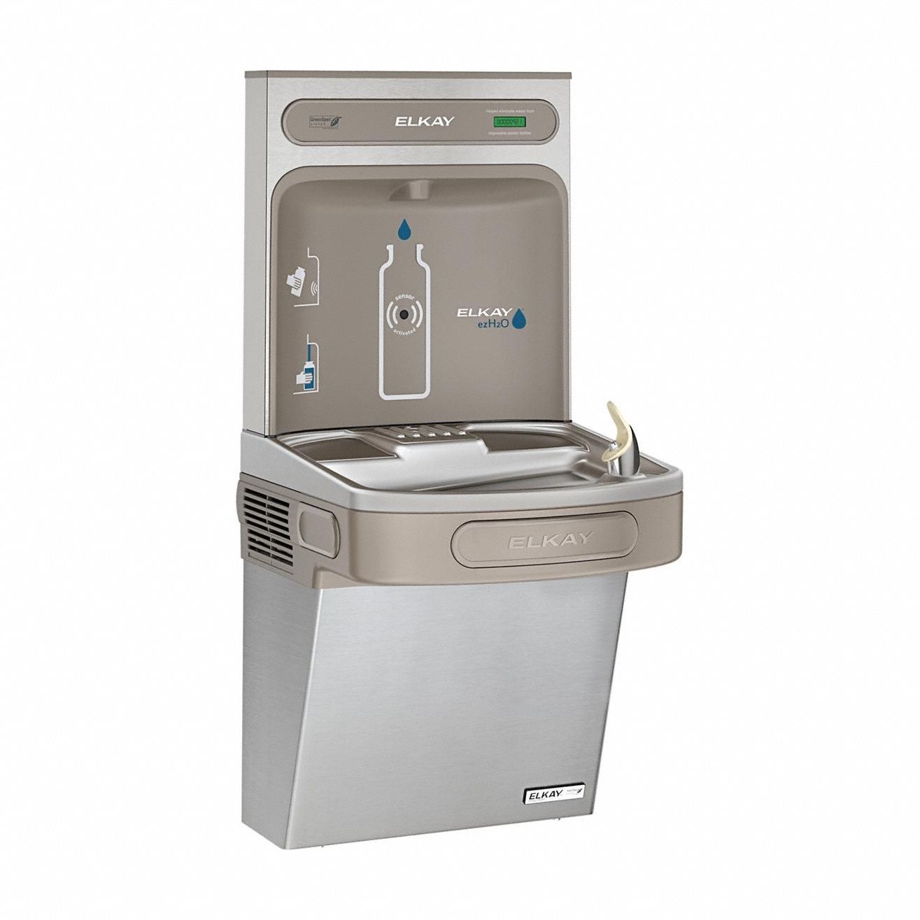 Drinking Fountain with Bottle Filler