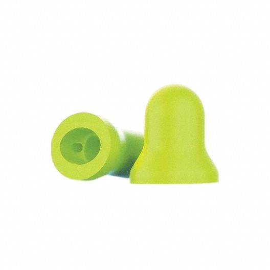 Ear Plugs, Uncorded, Yellow, PK400