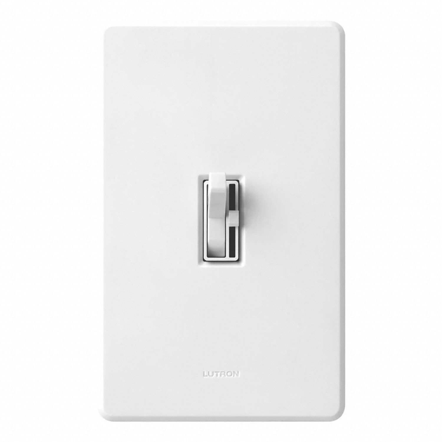 Lighting Dimmer: Fluorescent/Halogen/Incandescent/LED, 1-Pole, 3-Way, 120V AC, White, Ariadni