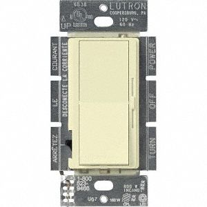 Lighting Dimmer Decora Rocker Almond