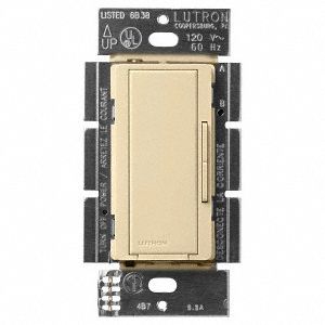 Lighting Dimmer Ivory 120V Rocker 600W