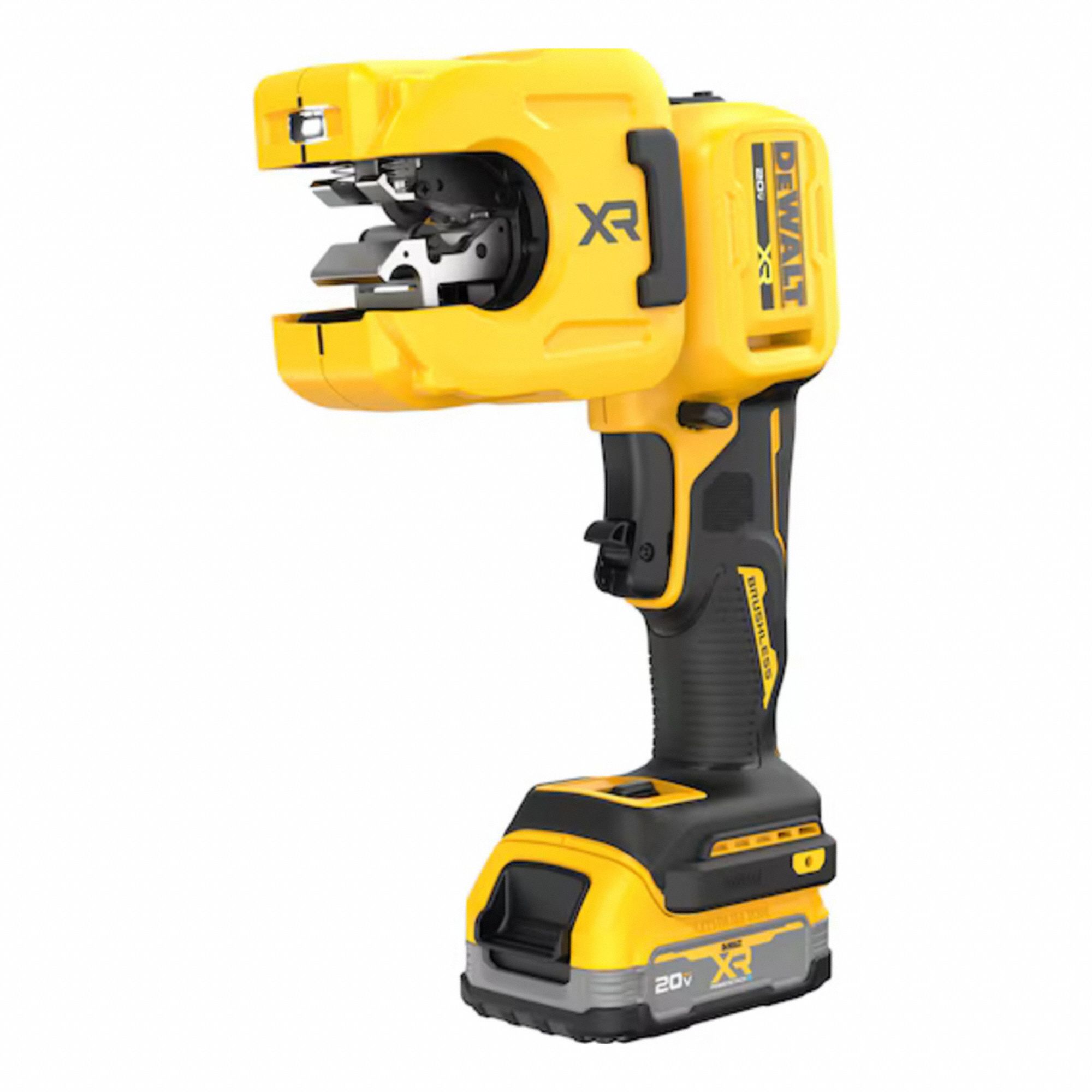 Cordless Tube Cutter Kit: 20V MAX, 1 1/4 in Max. Pipe Dia., Copper