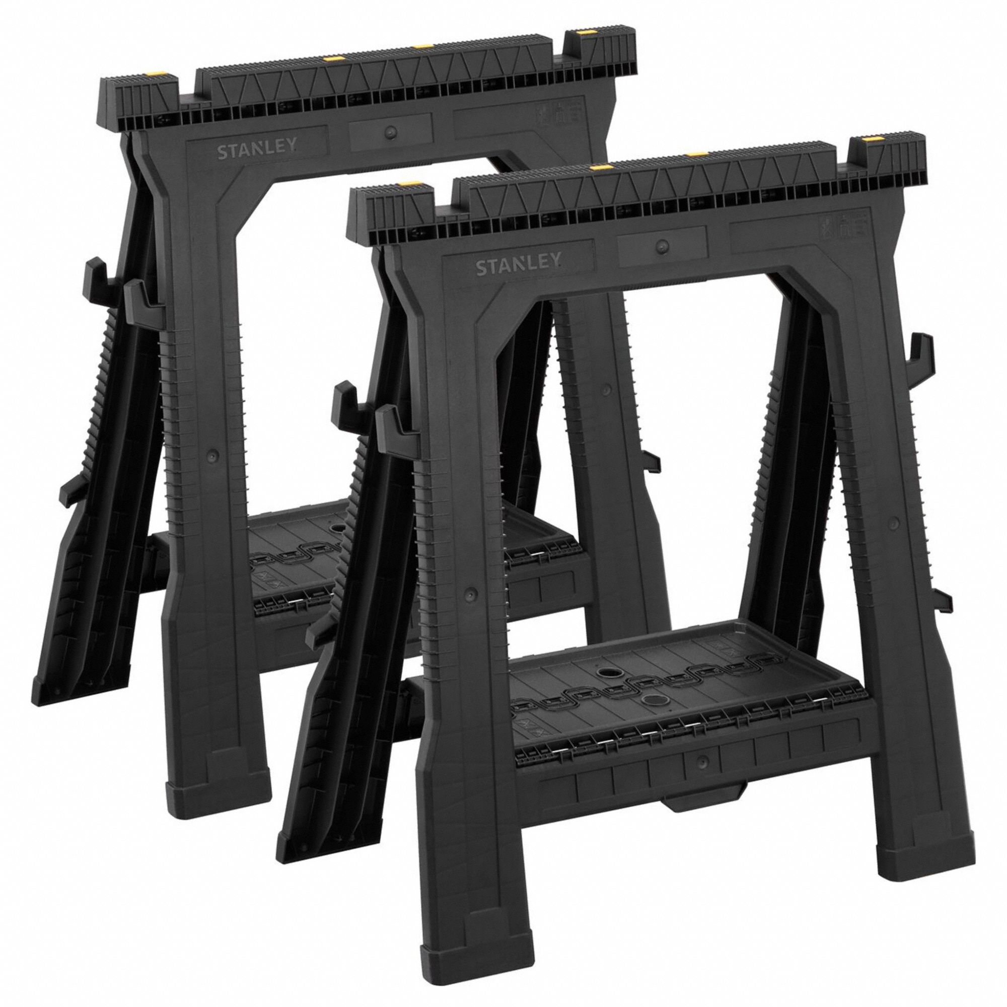 STANLEY Fixed Ht Plastic Folding Sawhorse 45JX49 060864R Grainger   Ecomm Medium 060864R 2  WBWO V2