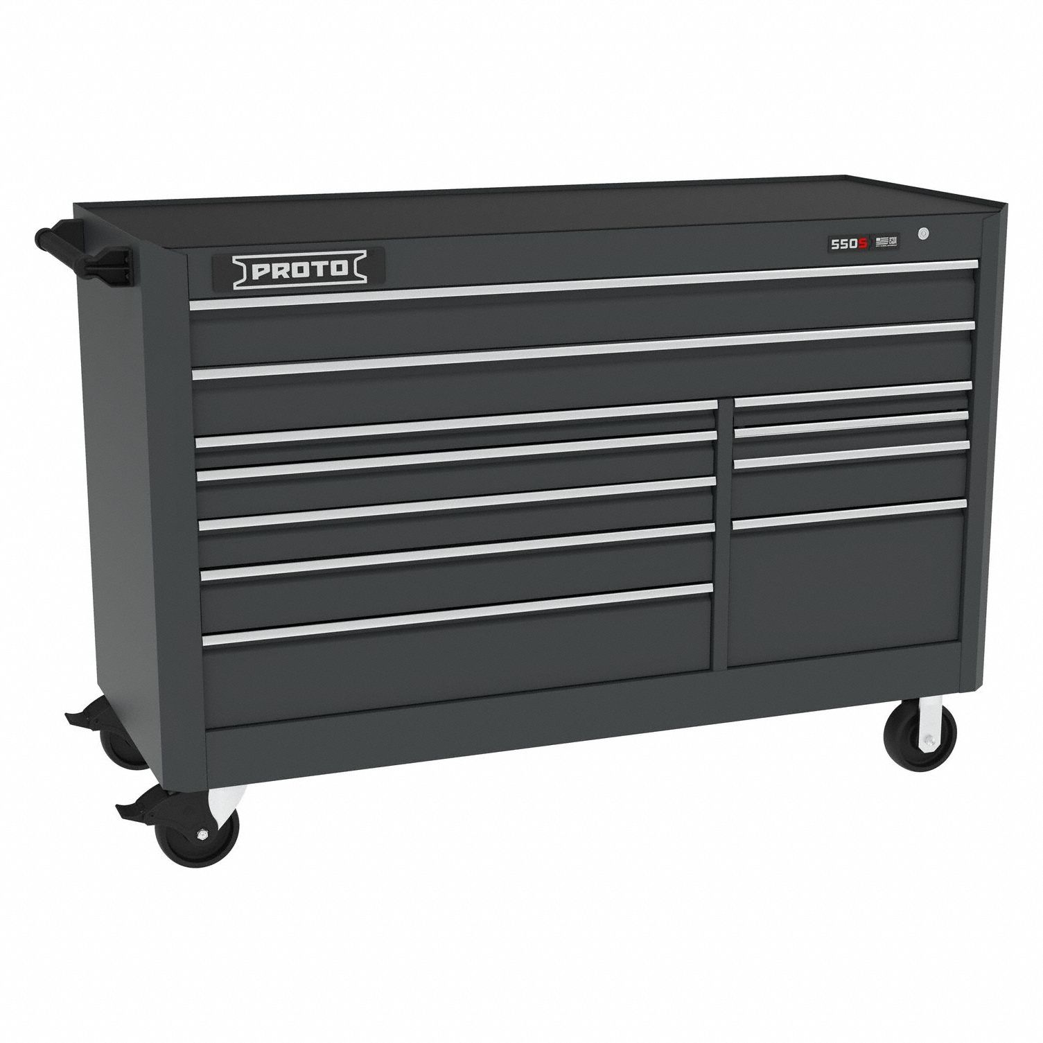 ROLLING TOOL CABINET,BLACK,STEEL,GLOSS