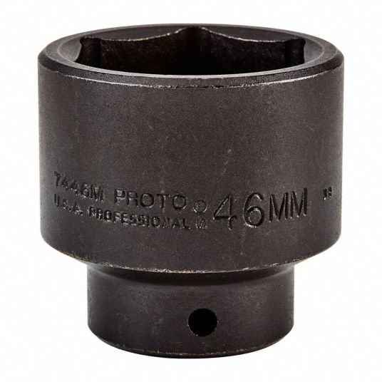 PROTO, 1/2 in Drive Size, Metric, Impact Socket - 10E386|J7446M