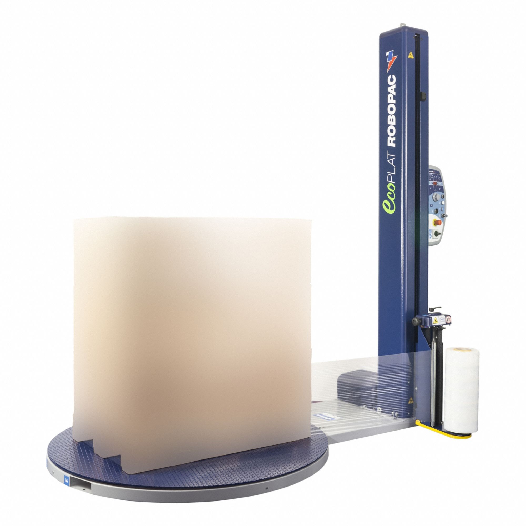 Stretch Wrap Turntable: Semi Auto Machine, 48 in Max. Load Lg, 48 in Max. Load Wd