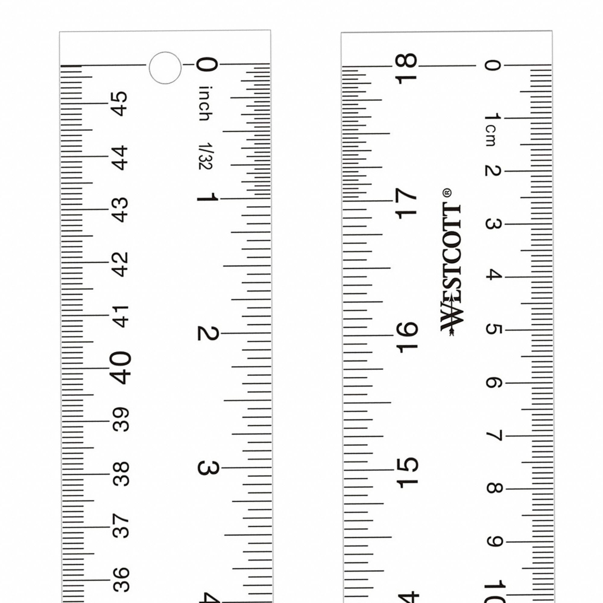 Ruler 18 Inch Clear Acrylic