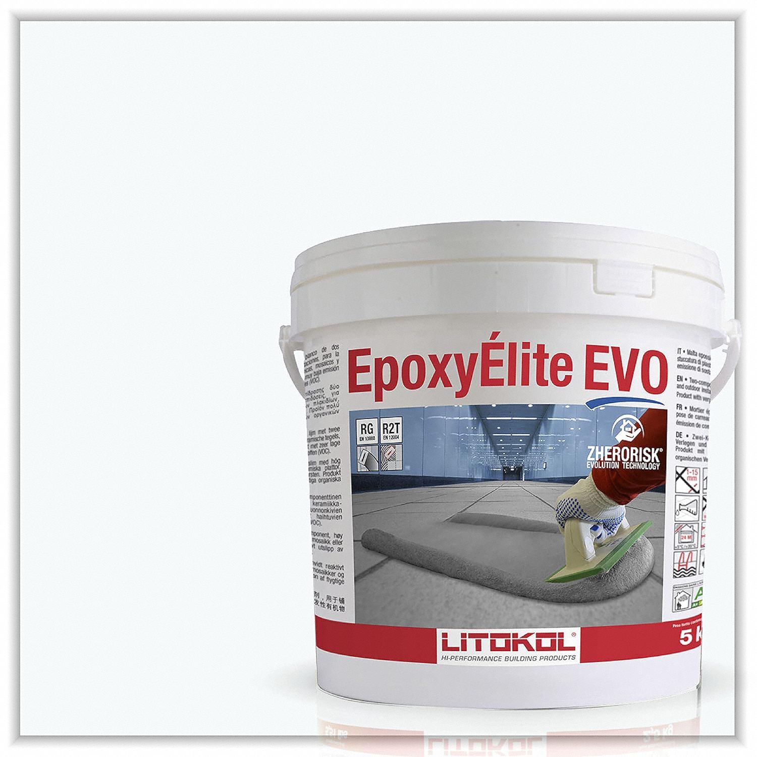 Grout: EpoxyÉlite EVO, 11 lb Container Size, Pail, 24 hr Full Cure Time, Grout