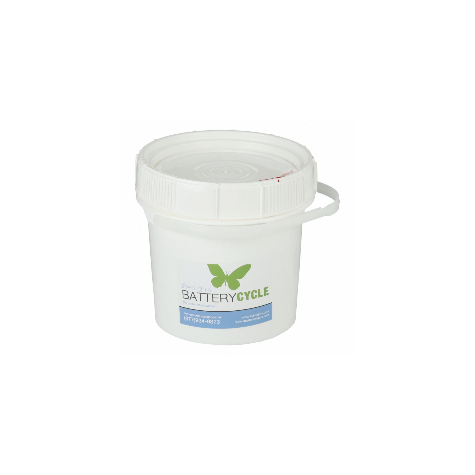 Battery Recycling Kit: 7 in Max Battery Size - L, 7 in x 7 in Max Battery Size - WxH