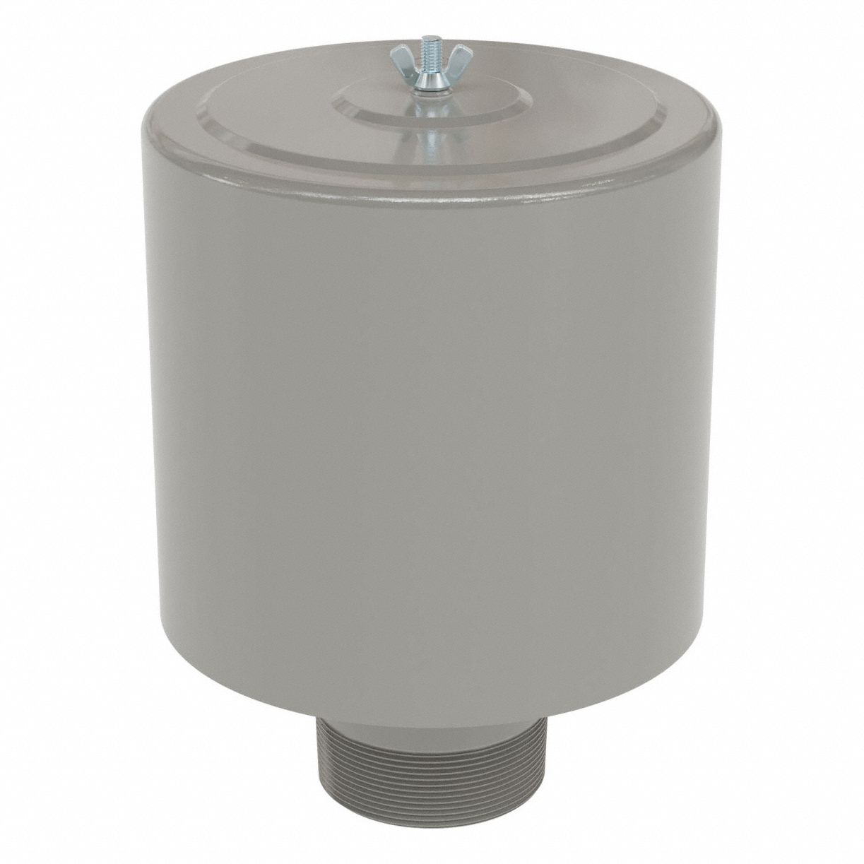 Filter Silencer: 3 in Inlet Size, 300 scfm, 13 in Overall Ht, 10 in Outside Dia, Paper