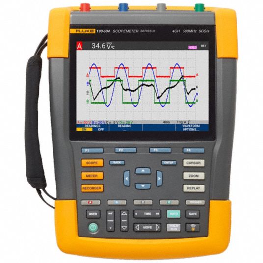 FLUKE, Motor Drive Analyzers, Zoom, Handheld Oscilloscope - 800XM2 ...