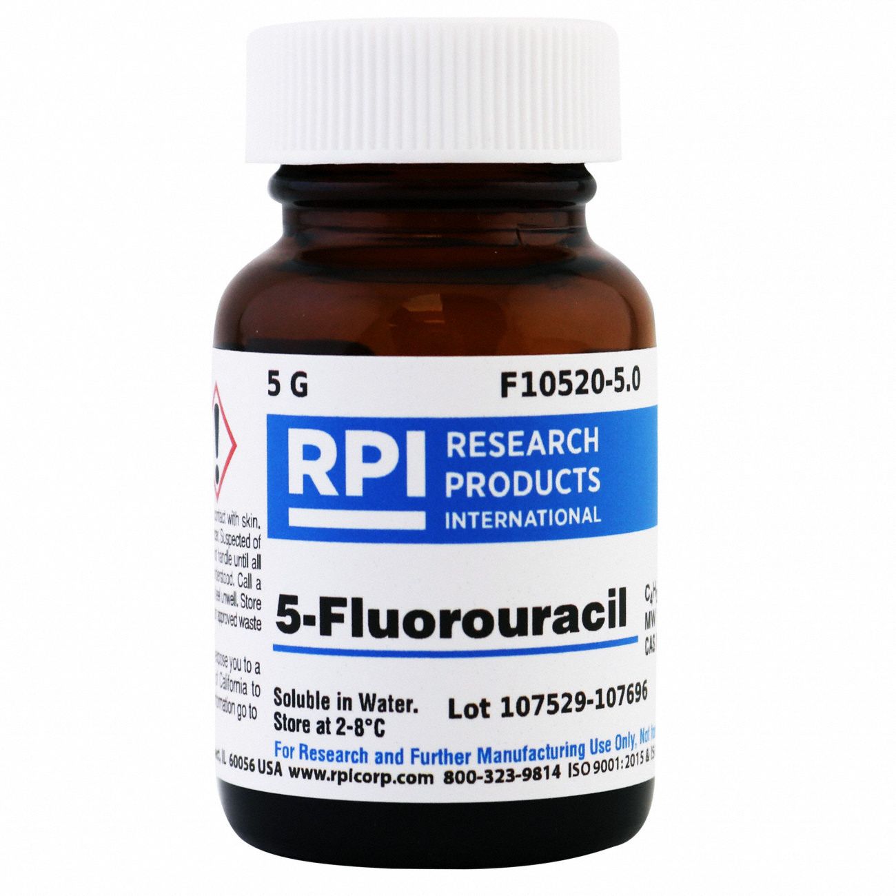 RPI, 5 G Container Size, Powder, 5-Fluoroorotic - 31FY34|F10520-5.0 ...