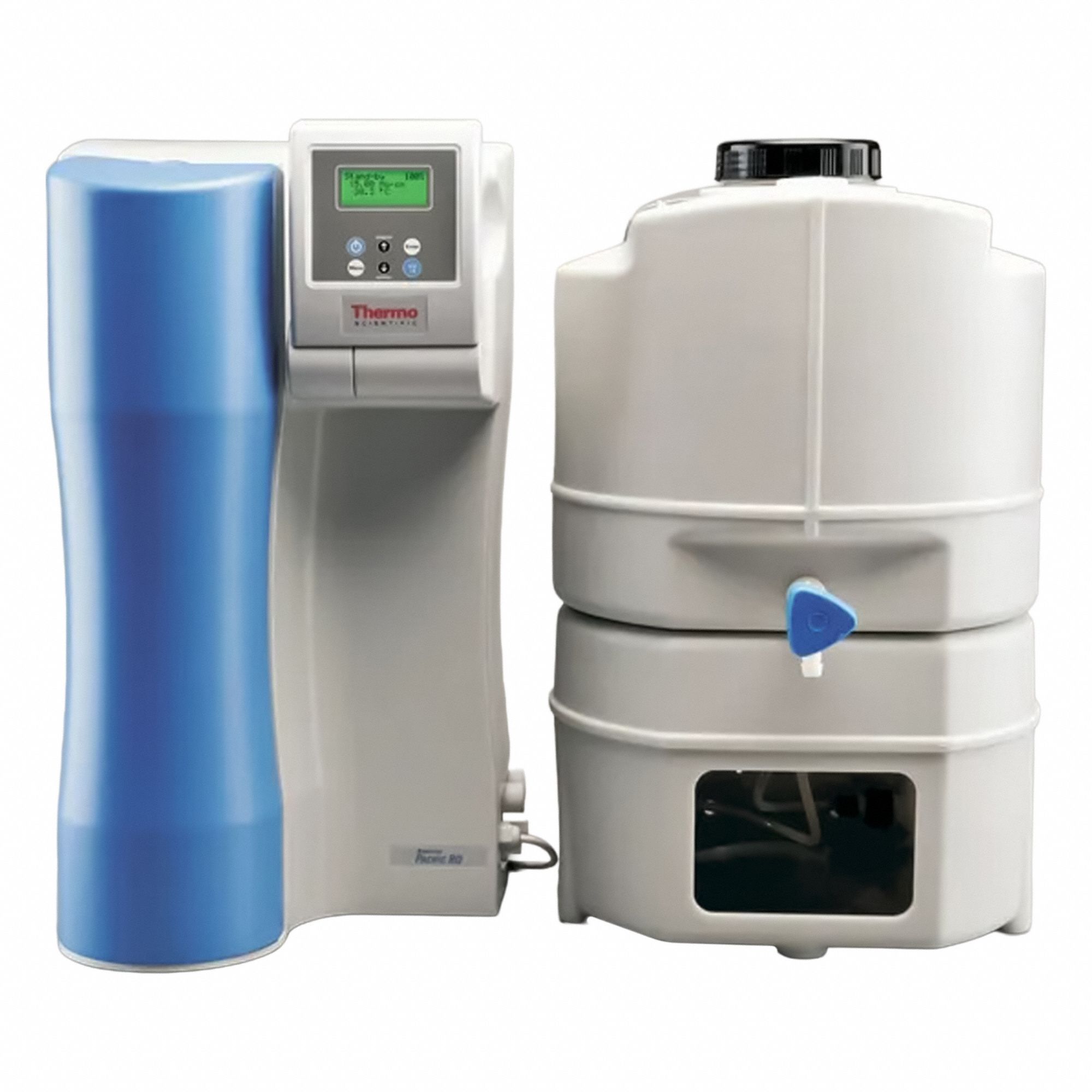 Water Purification System: Type III Water, 12 L/hr Flow Rate, 3/4" NPT, Tap Water