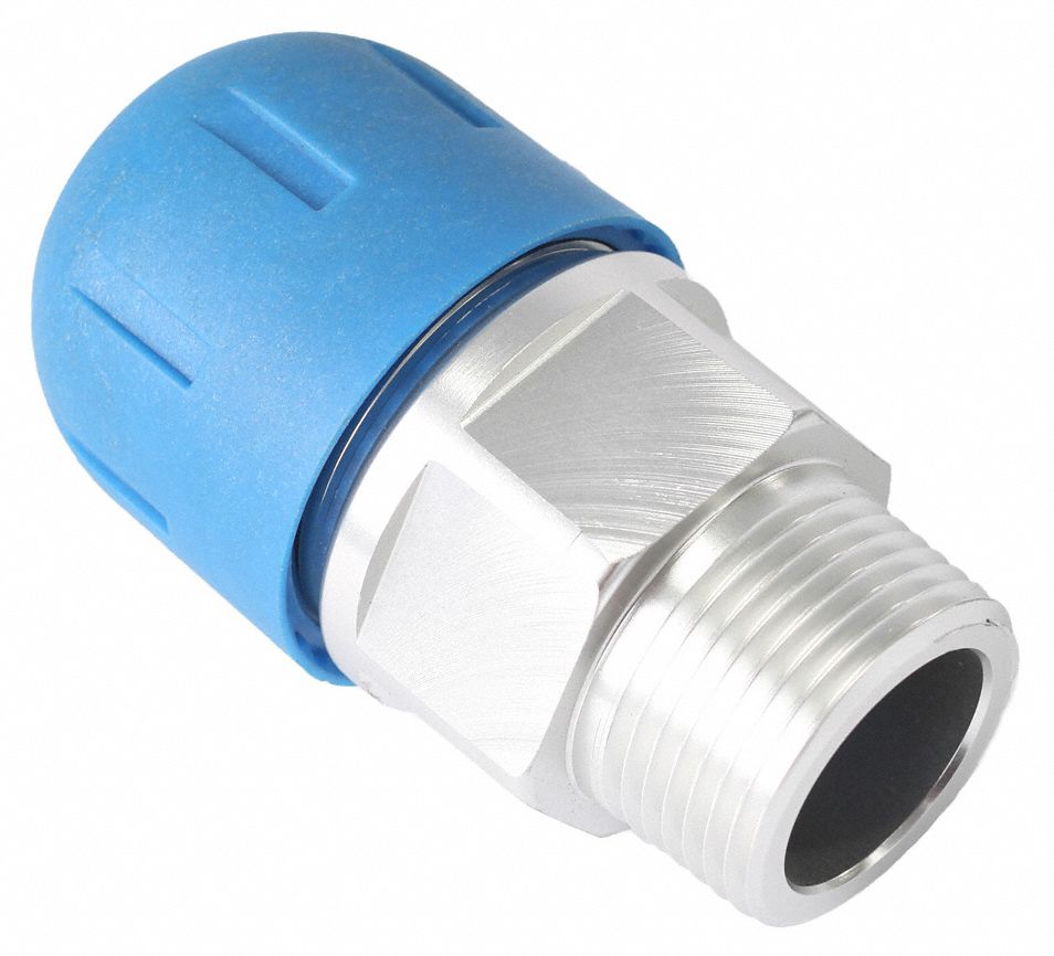 RAPIDAIR Fastpipe Compressed Air Fitting: Aluminum, For 25 Mm Tube OD ...