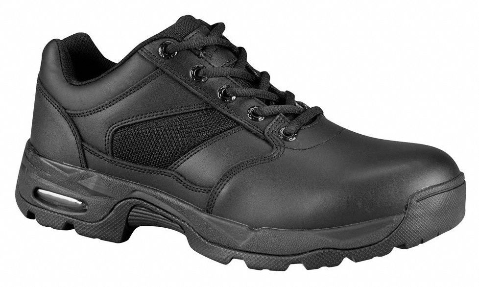Military/Tactical Boot: Men's, 10-1/2, M, Black, F4531, Lace Up, 1/2 in, Plain, Round, 1 PR