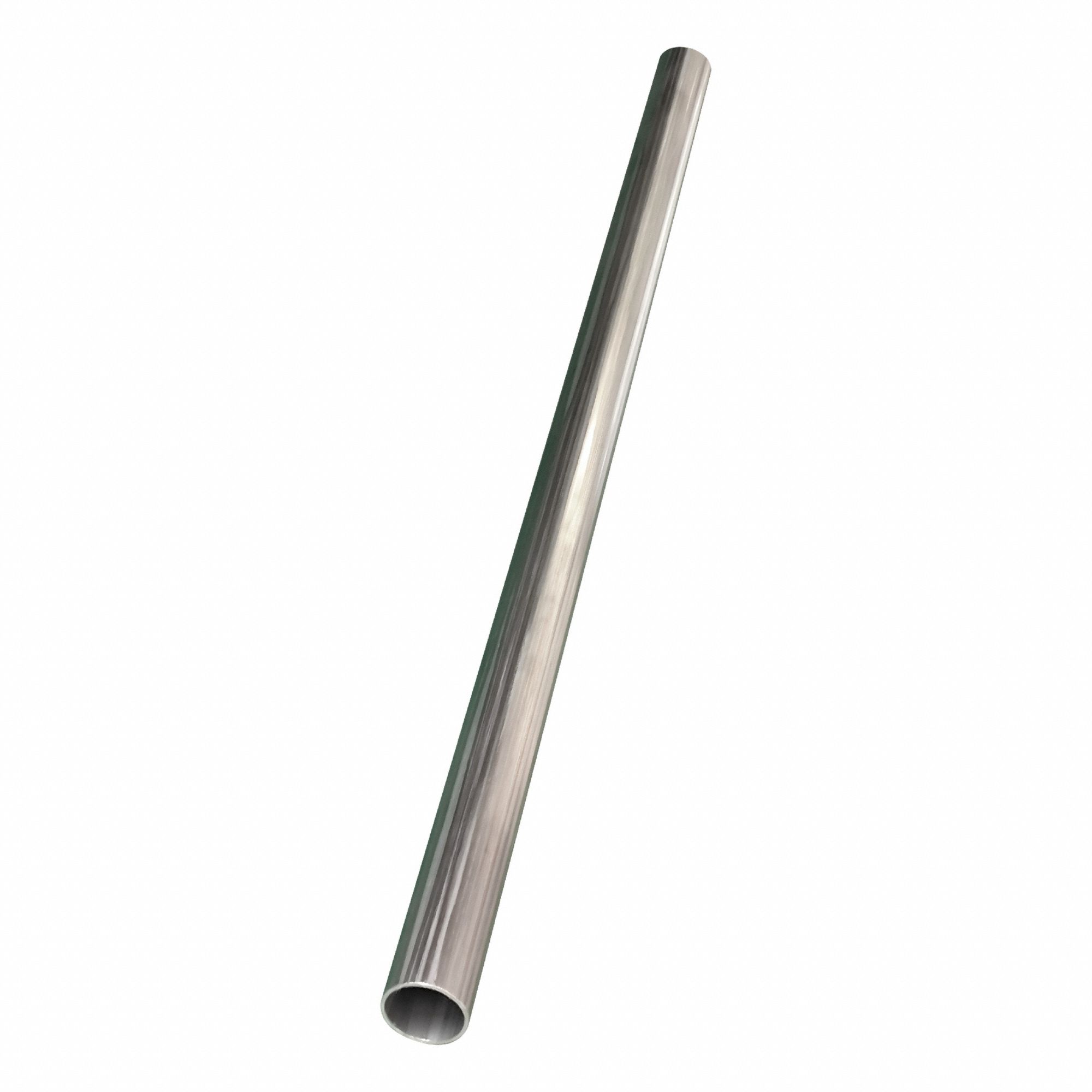 Pipe: 304/304L Stainless Steel, 1 in Nominal Pipe Size, 10 ft Overall Lg, Unthreaded, Schedule 5S
