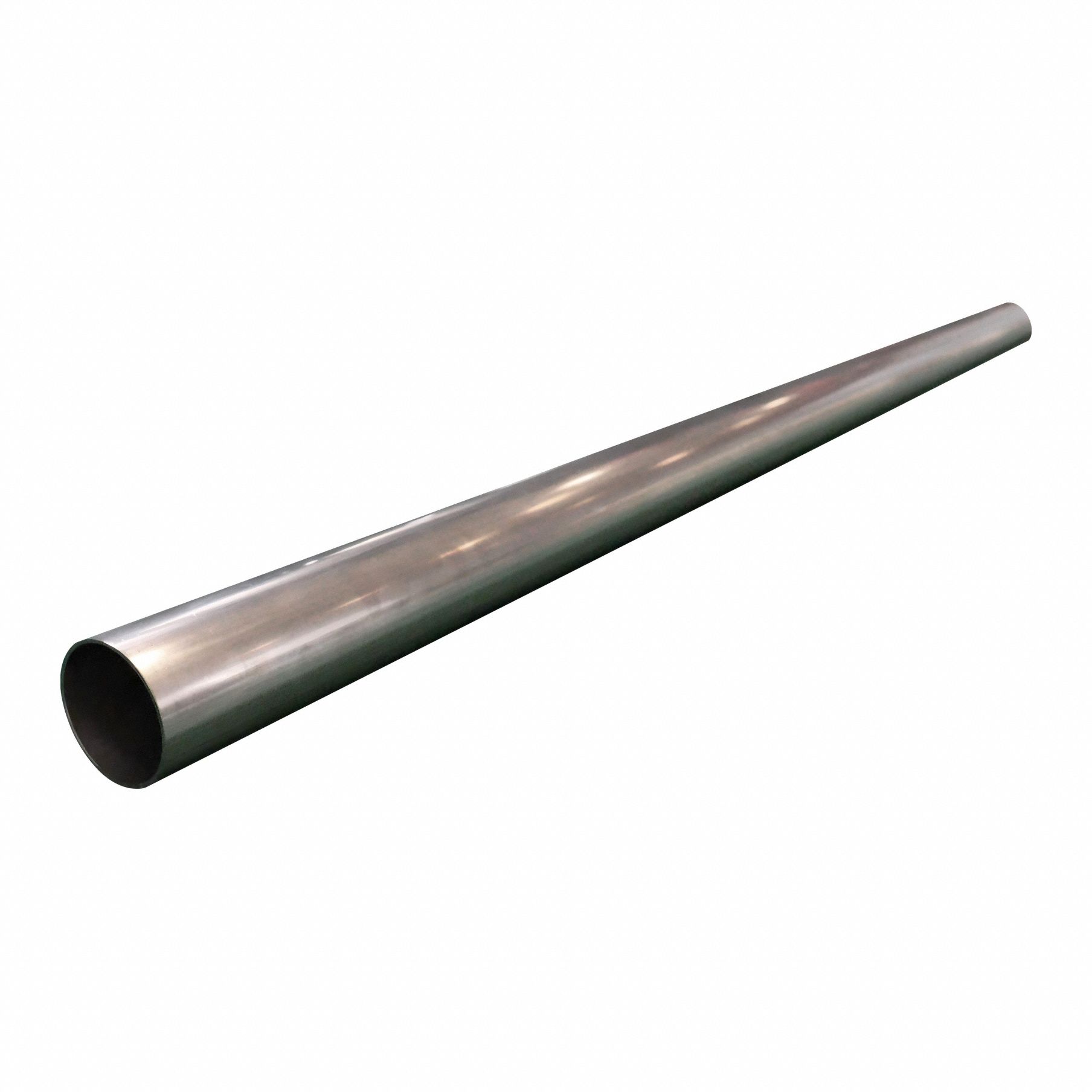 Pipe: 304/304L Stainless Steel, 2 in Nominal Pipe Size, 10 ft Overall Lg, Unthreaded, Schedule 5S