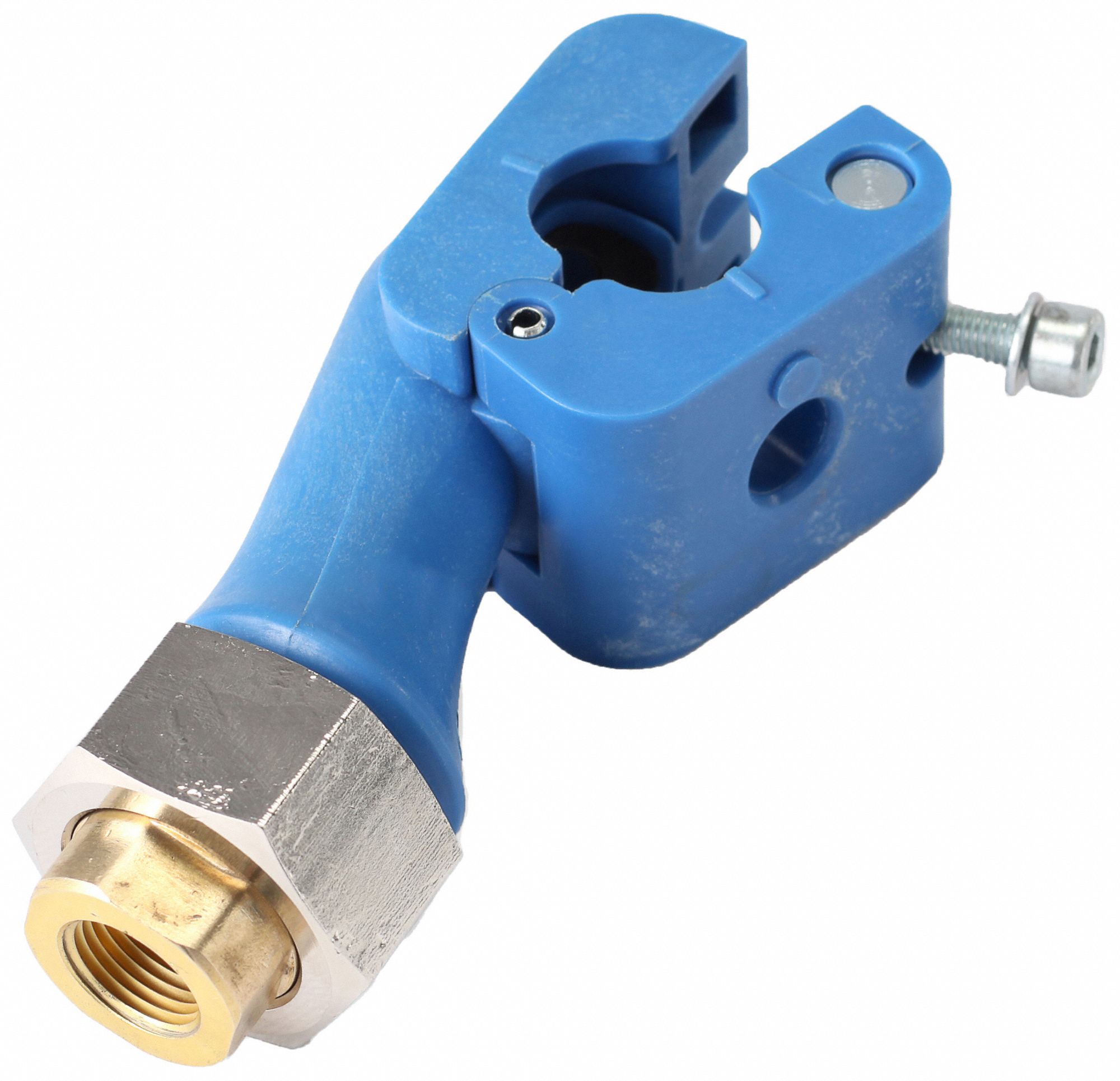 Compression Fitting Adapter: 50 mm OD x 1/2 in Pipe Size, Compression x FNPT, Nylon