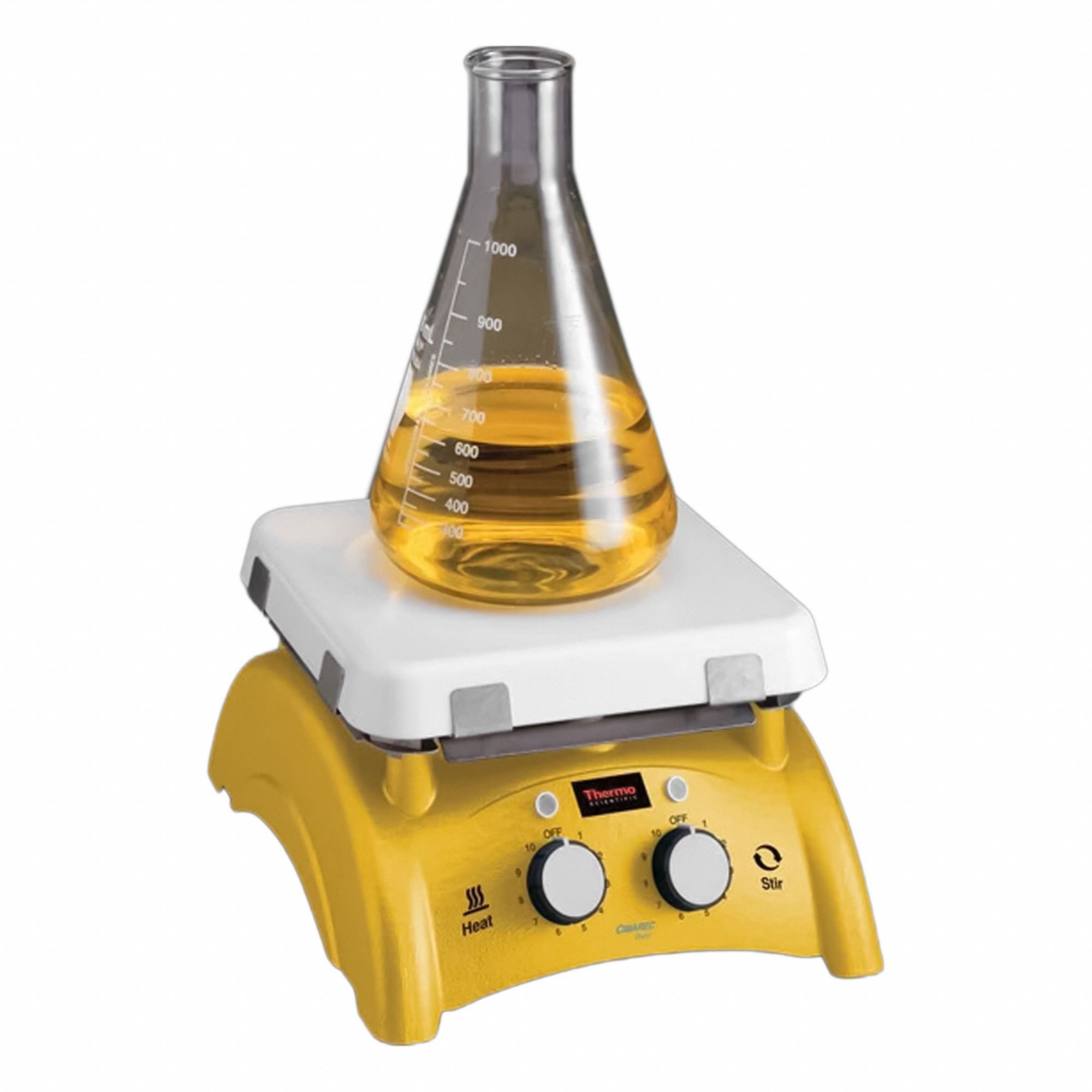 Hot Plate Stirrer: 1 Positions, 7 1/4 in Plate Wd, 7 1/4 in Plate Lg, Rectangular