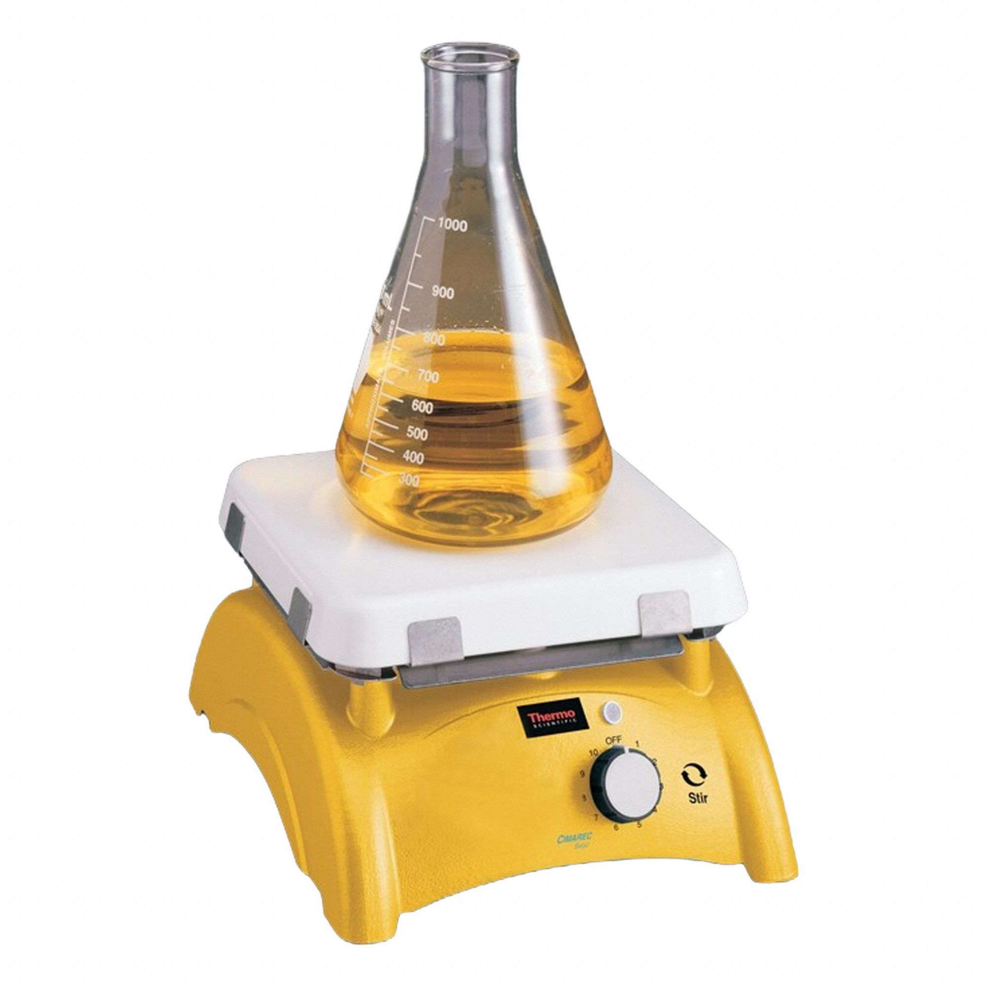 Magnetic Stirrer: 1 Positions, 7 1/4 in Plate Wd, 7 1/4 in Plate Lg, Rectangular