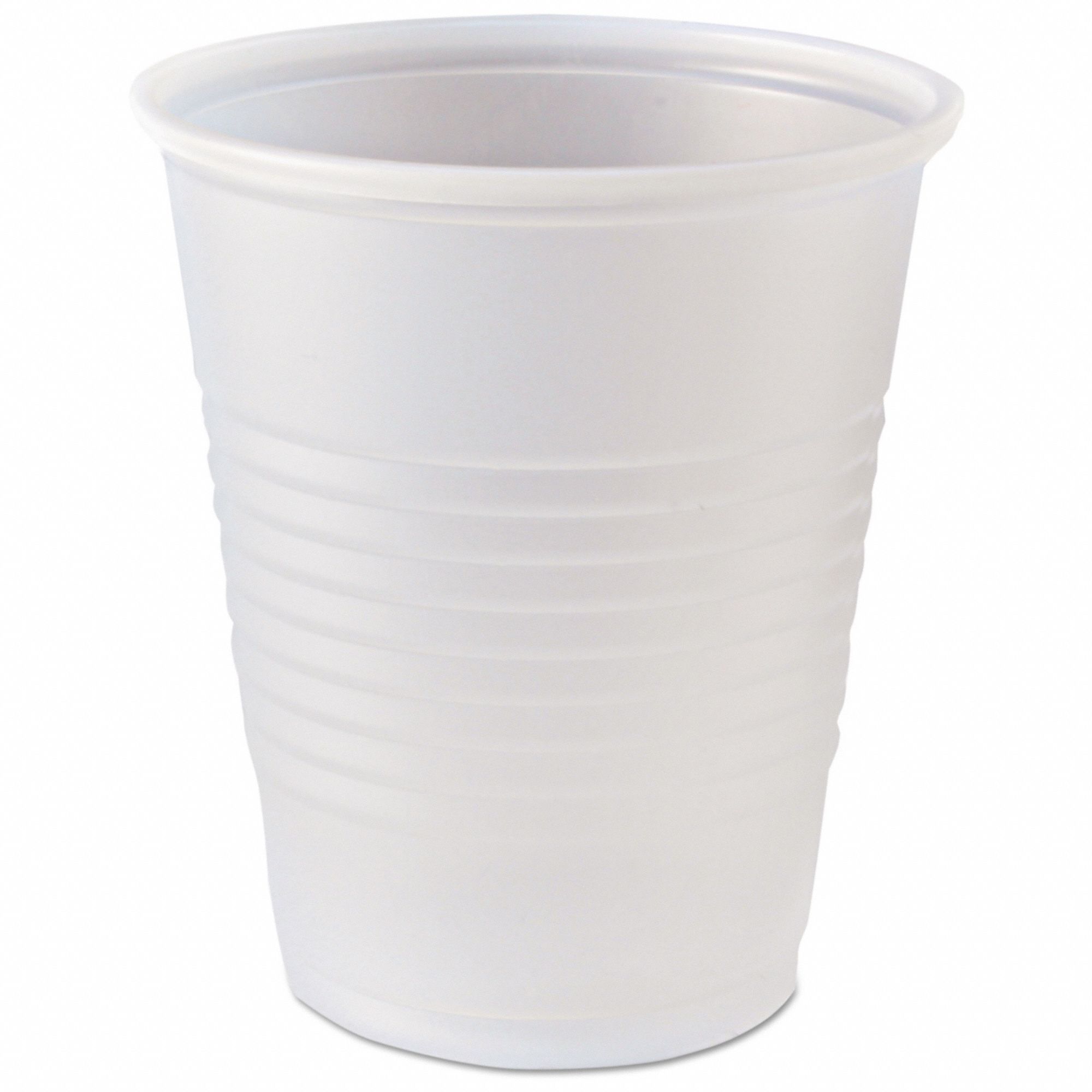 Cup, Plastic, Ribbed,