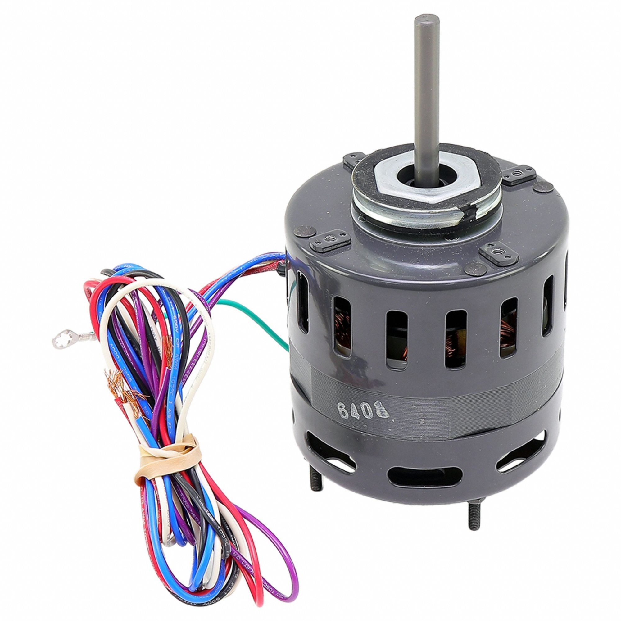 HVAC Motor, 44 Frame, 3/8 in Shaft Dia.