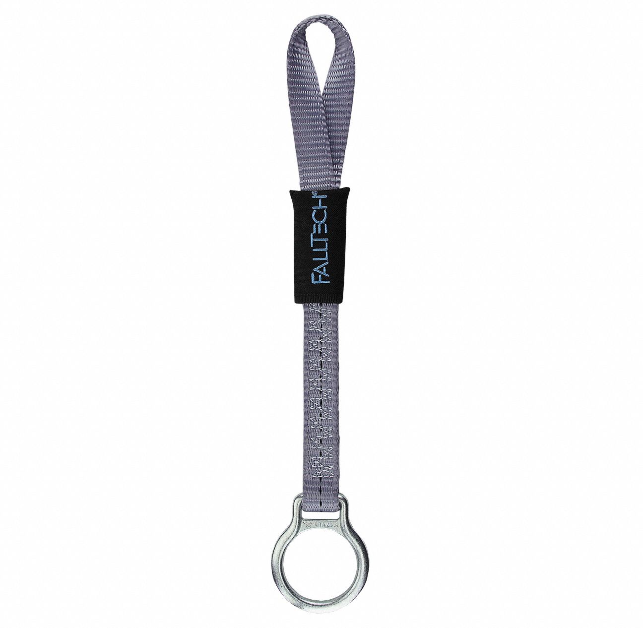 FALLTECH EXTENSION D RING, SIZE 18 IN, MINIMUM TENSILE STRENGTH 5000 LB ...