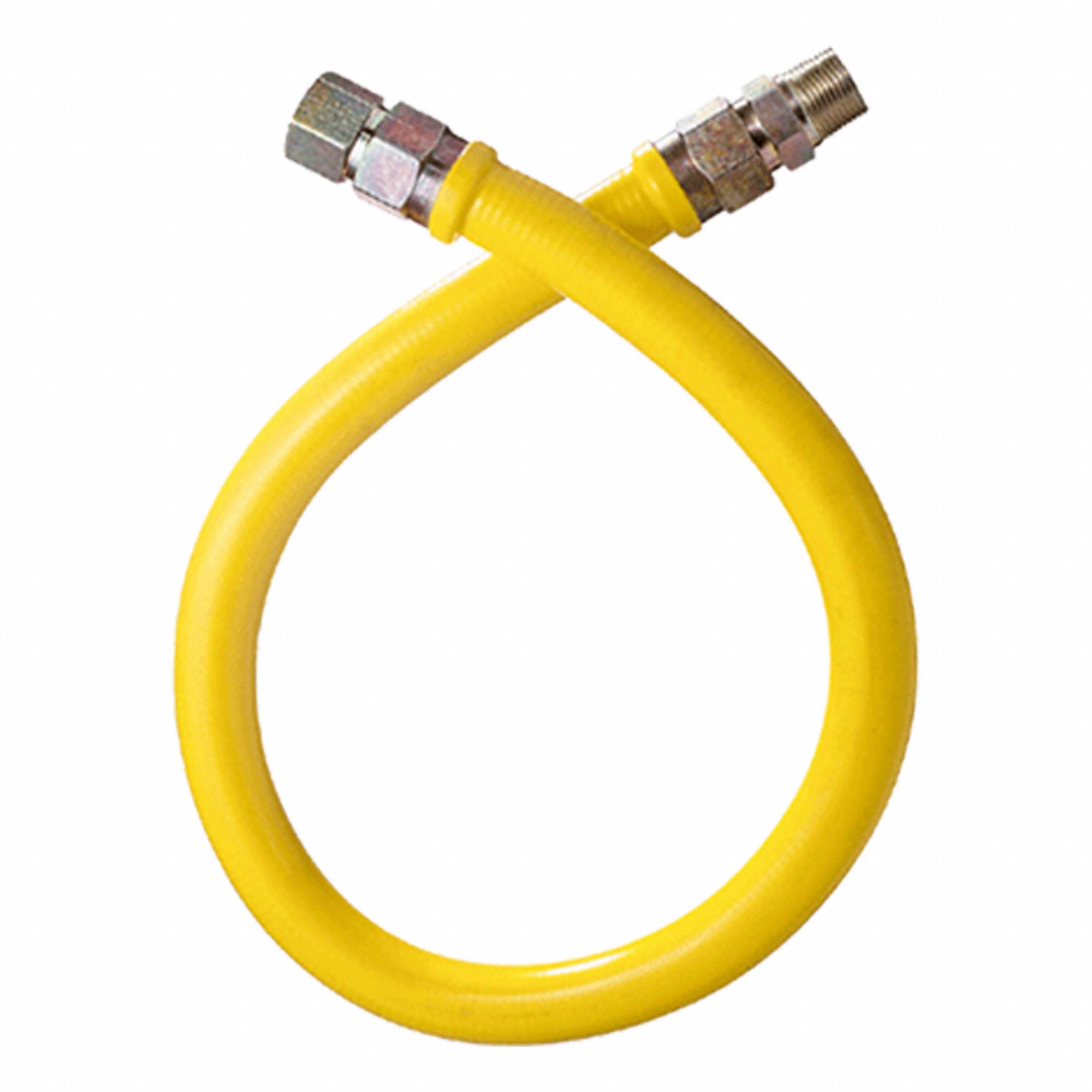 YEL POLY-COATED GAS CNNCTR 1NOD3/4ND