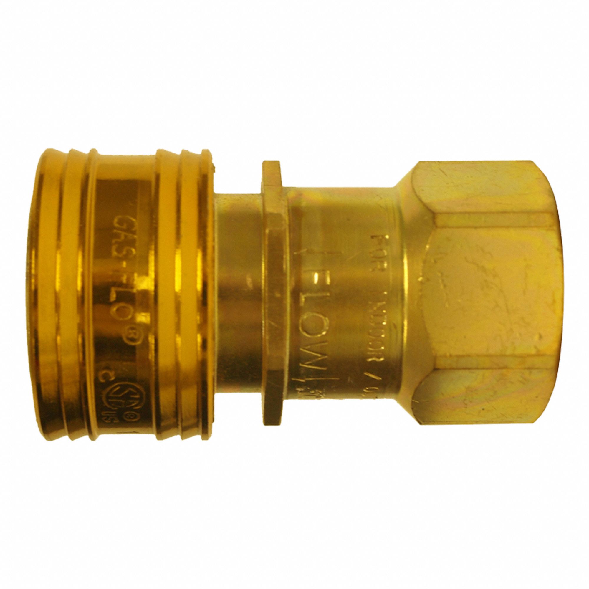 GAS-FLO COUPLER,3/8X3/8FPT,RTL