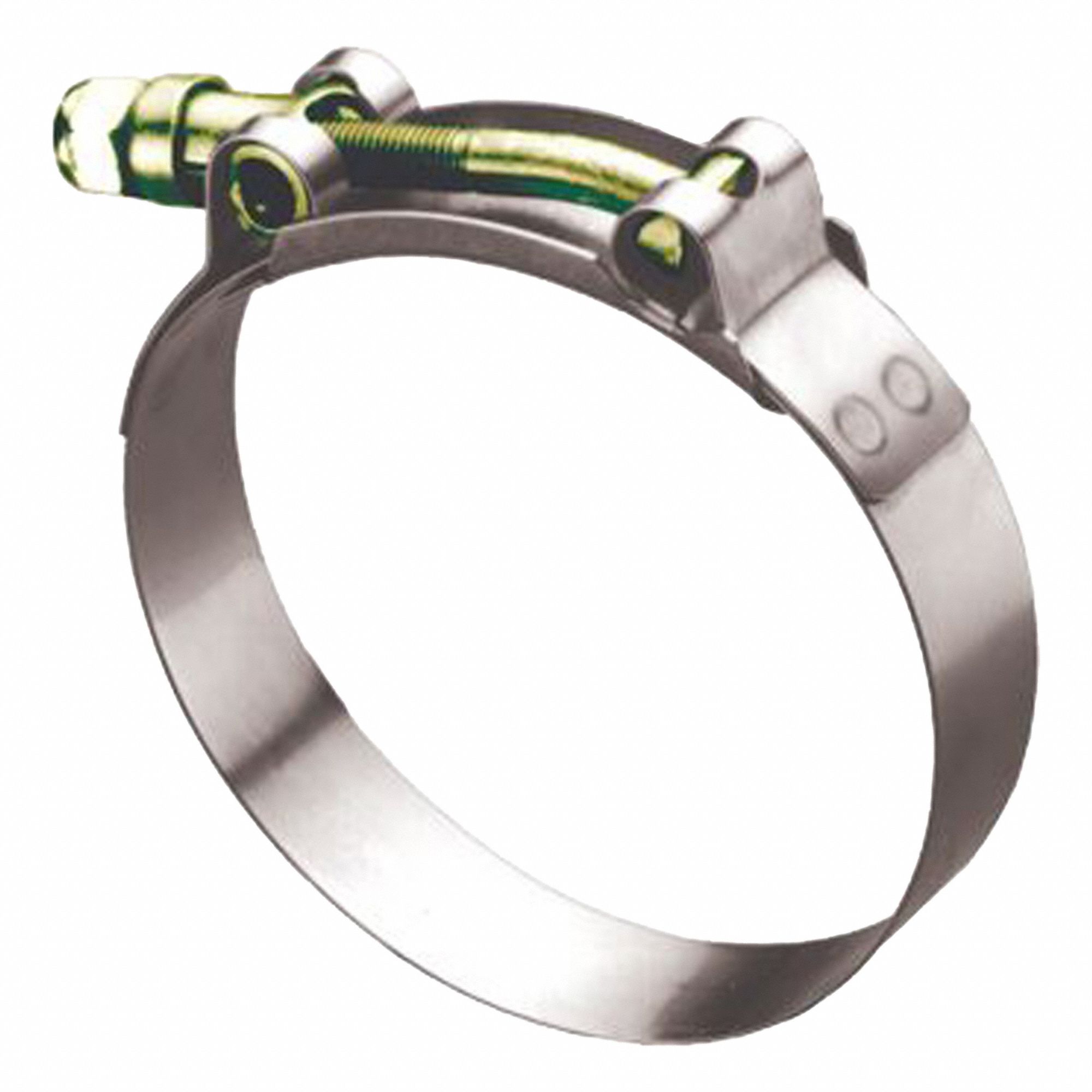 CLAMP, STAINLESS STEEL, 2.81 IN TO 3.12 IN INSIDE DIAMETER, T BOLT