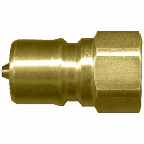 NIPPLE BRASS VALVE 1/4 F