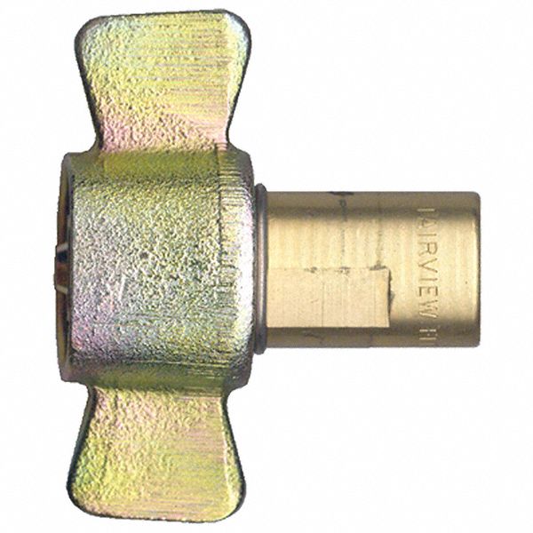 COUPLER VALVED BS AERO 1 X 1 IN FPT