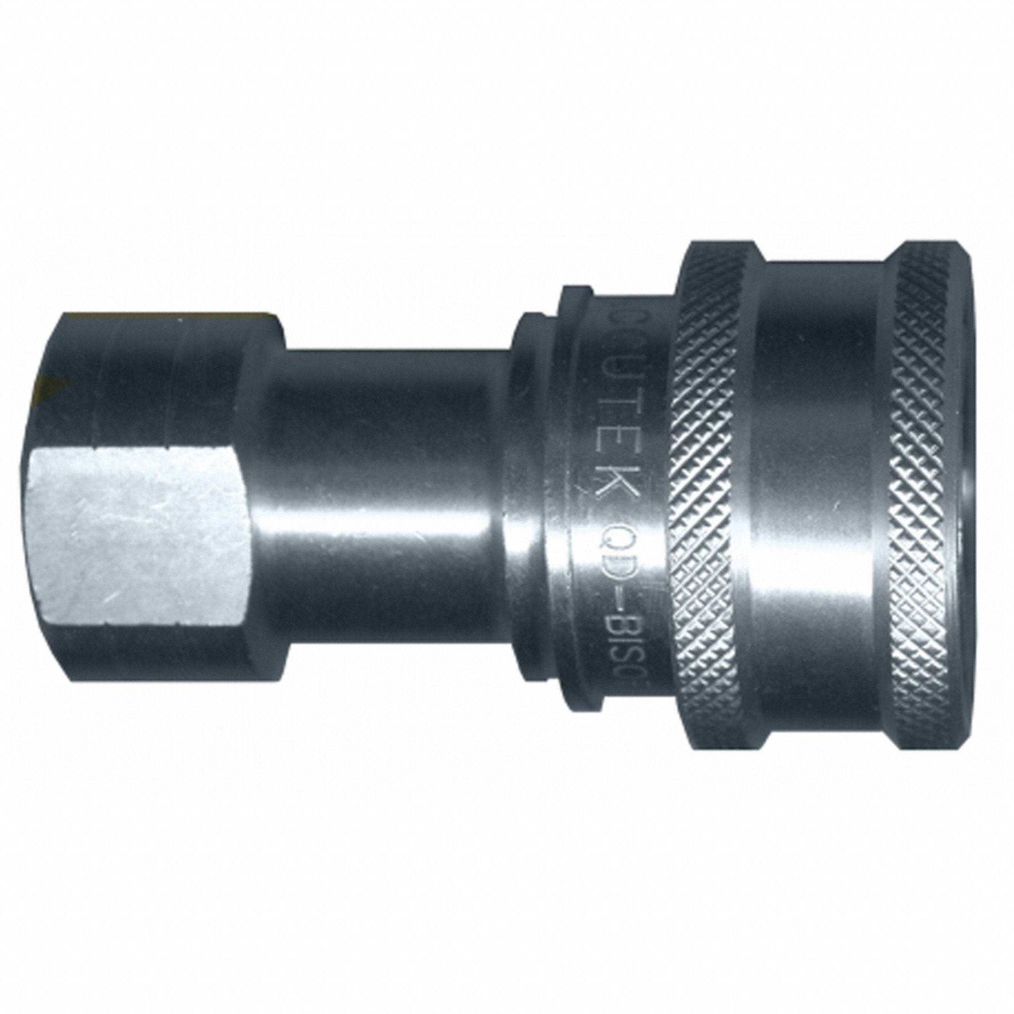 COUPLING, STEEL, 4,000 PSI AT 70 °  F, ISO B, 1/2 IN X 1/2 IN FPT