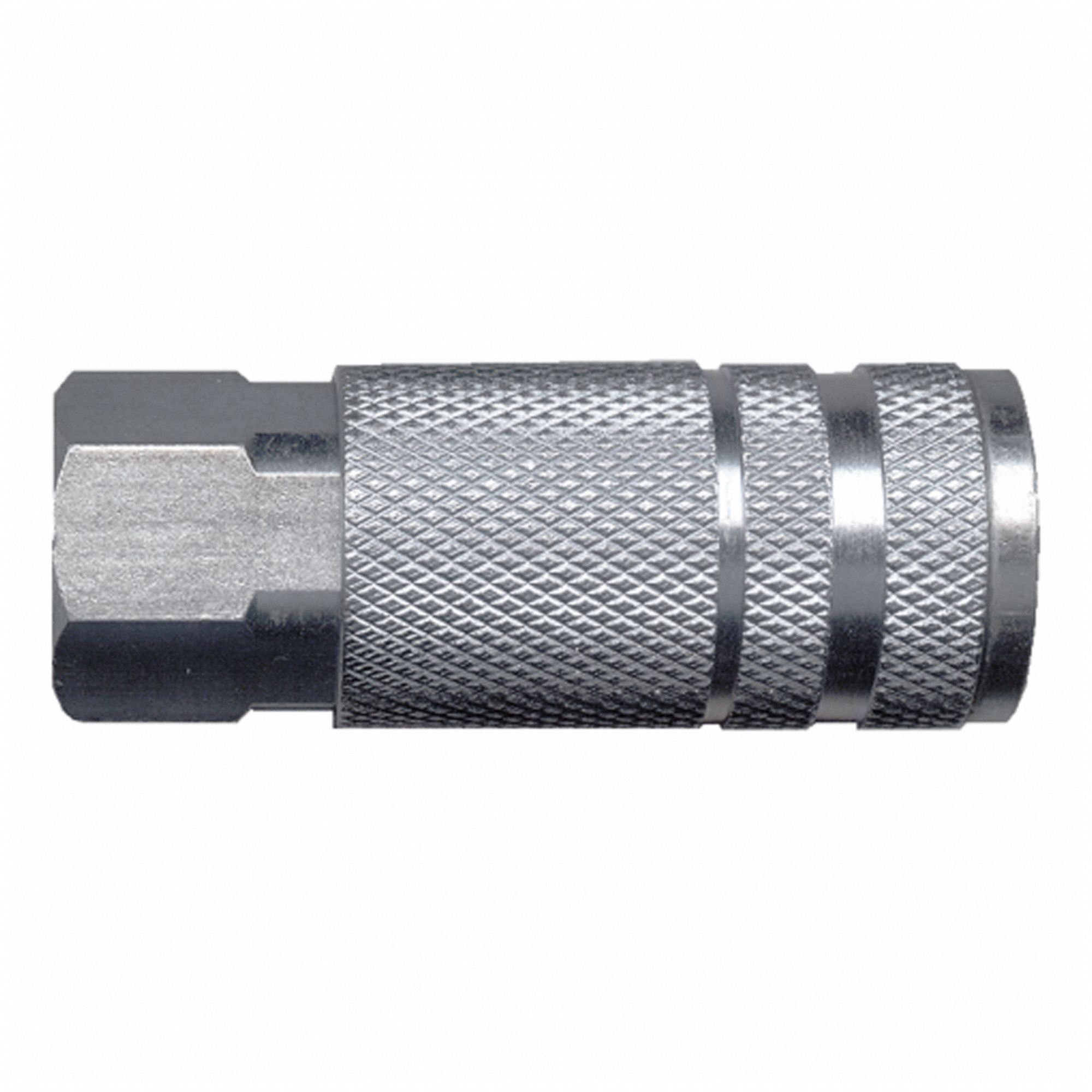 COUPLING, 300 PSI AT 70 °  F, NPT CONNECTION, QUICK DISCONNECT, 1/4 X 1/4 IN FPT