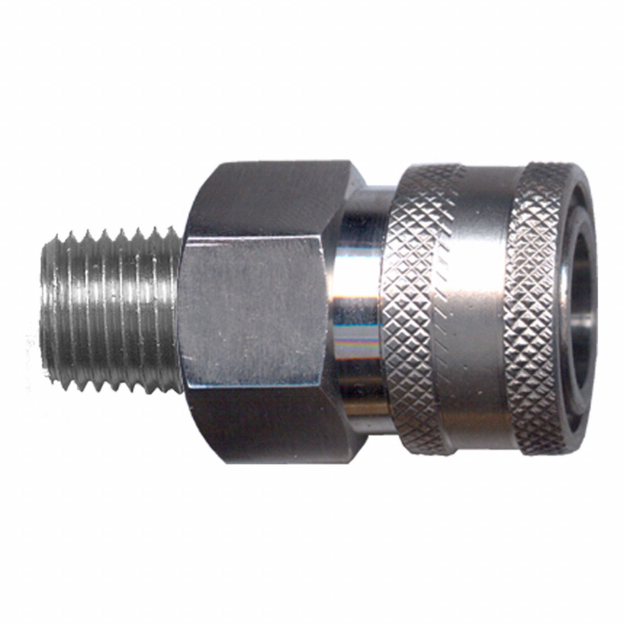 S/S PRES WASH COUPLER 3/8 MPT