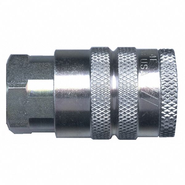 COUPLING, BRASS, 300 PSI AT 70 °  F, NPT CONNECTION, 1/4 IN