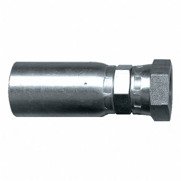 PIPE SWIVEL COUPLING, STEEL, 4,250 PSI AT 70 °  F, ½ IN ID, HOSE BARB X CRIMP CONNECTION