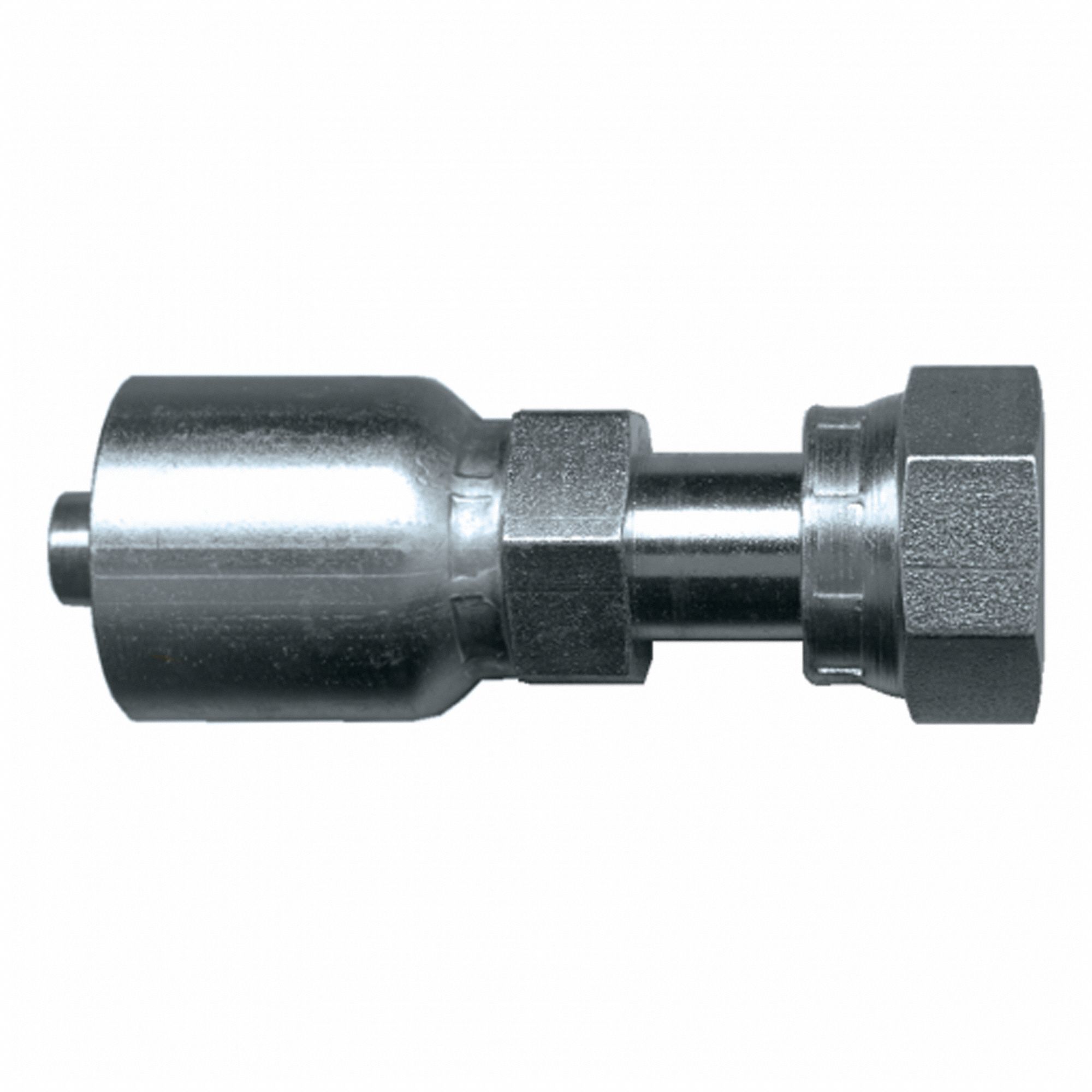 COUPLING, STEEL, 3,650 PSI AT 70 °  F,⅝ IN ID, HOSE BARB X ORFS CONNECTION, 1¼ IN HOSE FITTINGS