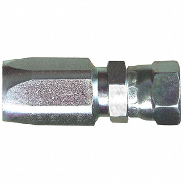 FLARE FITTING, STEEL, 2,250 PSI AT 70 °  F, 3/8 IN INSIDE DIAMETER, 3/8 IN HOSE FITTINGS