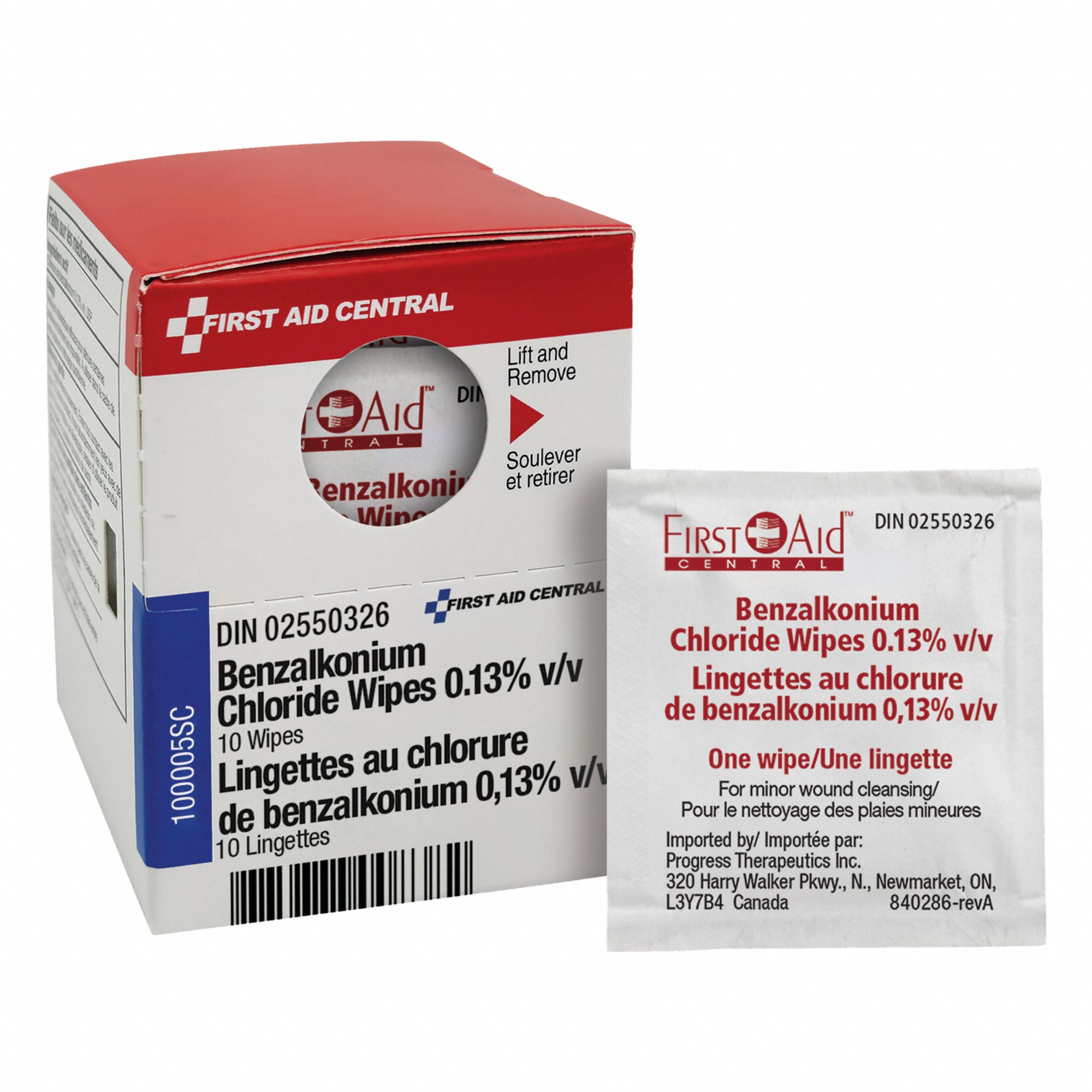 ANTISEPTIC WIPES,UNSCENTED,PK10