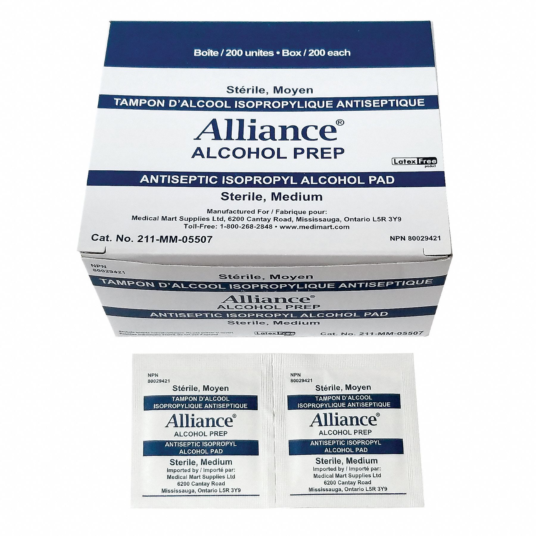 ANTISEPTIC WIPES,200 QTY,UNSCENTED,MFR SKU 100034 // GCAN SKU FCL100034R