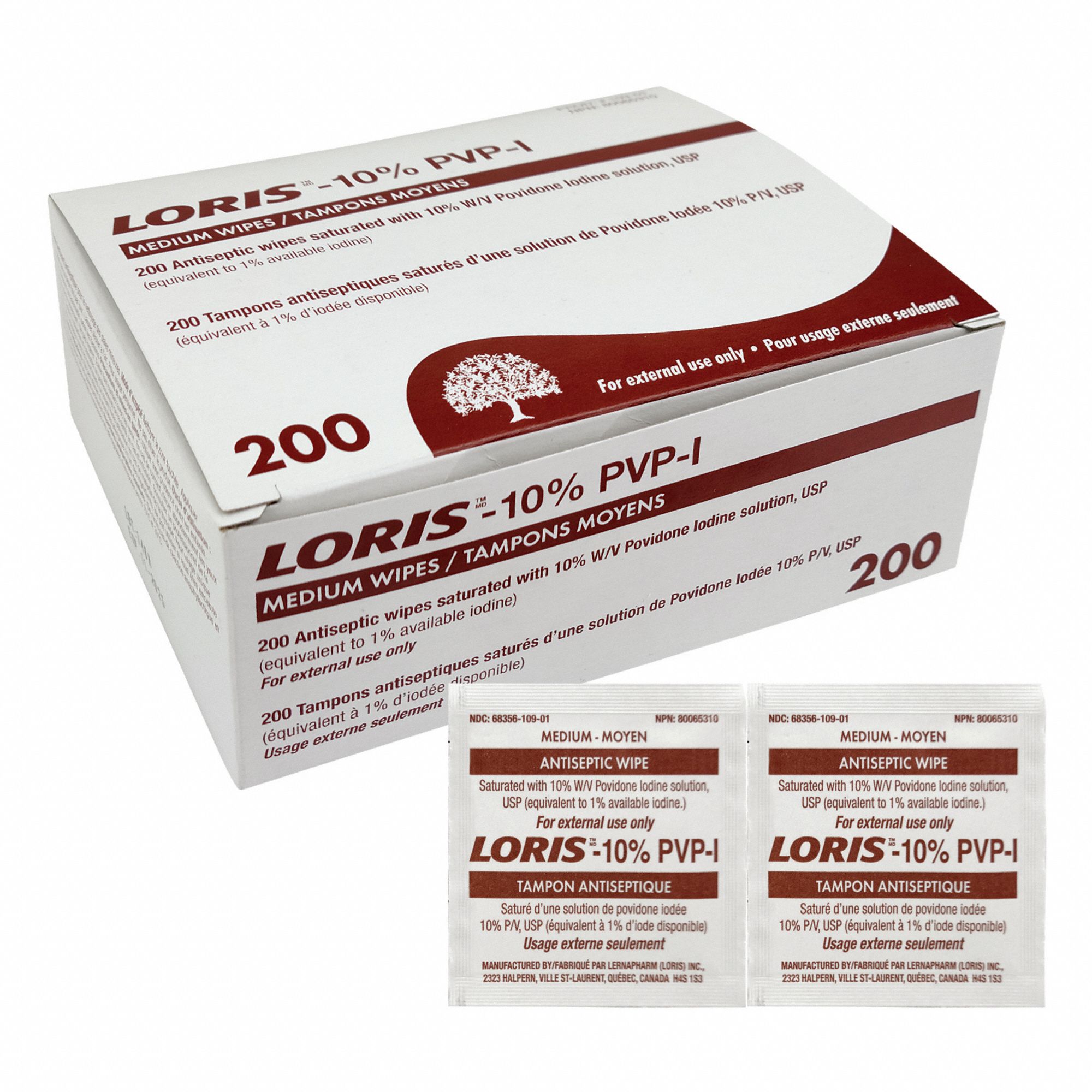 POVIDONE LODINE PREP PAD,200PK