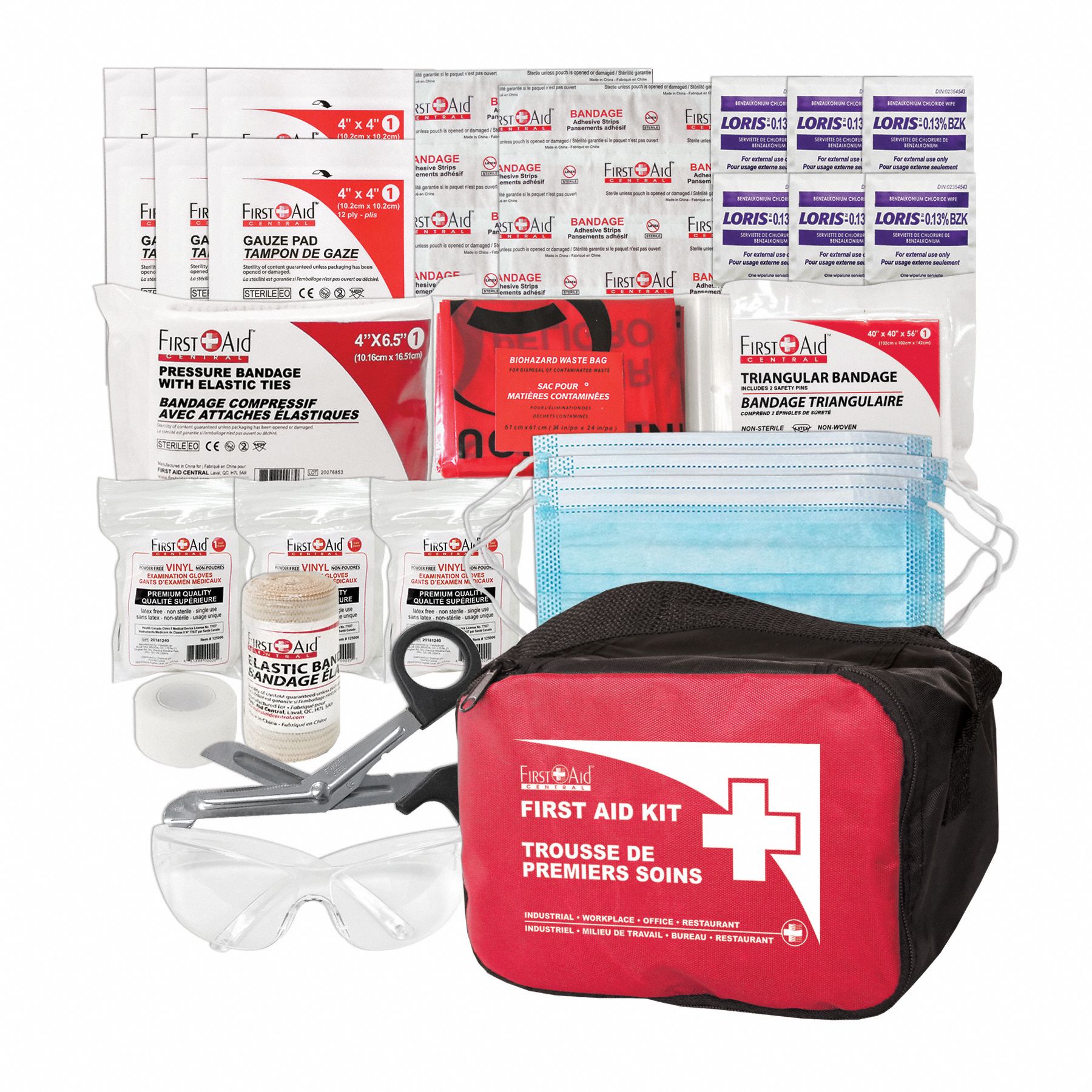 BRITISH COLUMBIA BASIC, NYLON BAG