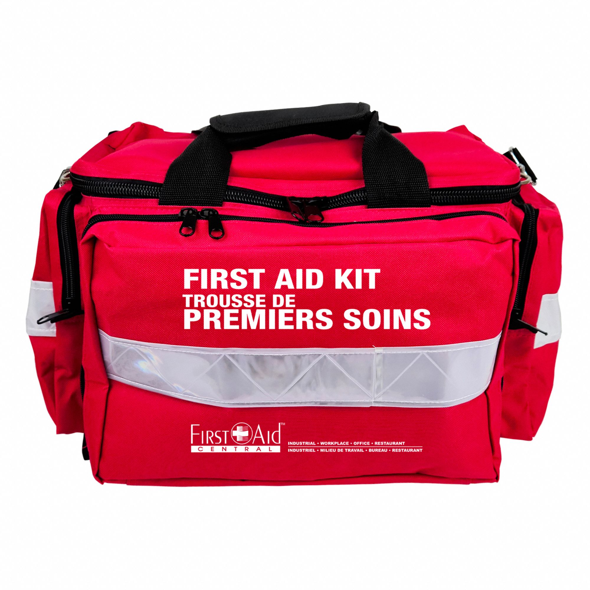 FIRST AID CENTRAL FIRST AID KIT,14IN W,10 1/2 IN,11/2IN H - 5524 ...