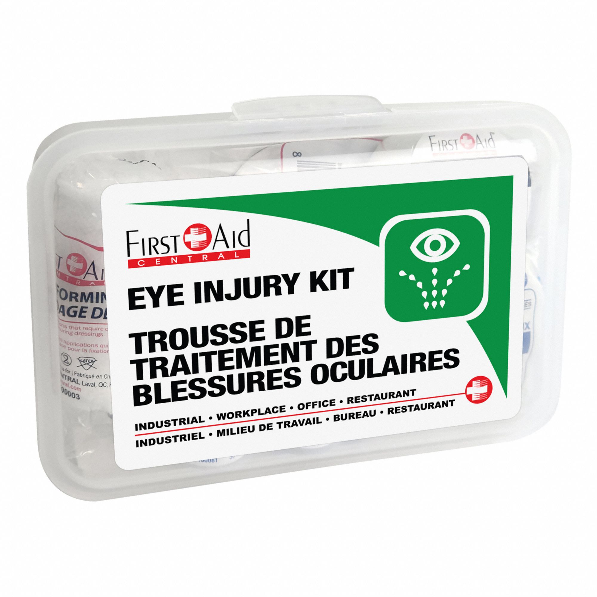 EYE CARE KIT,PLASTIC,11 COMPONENTS