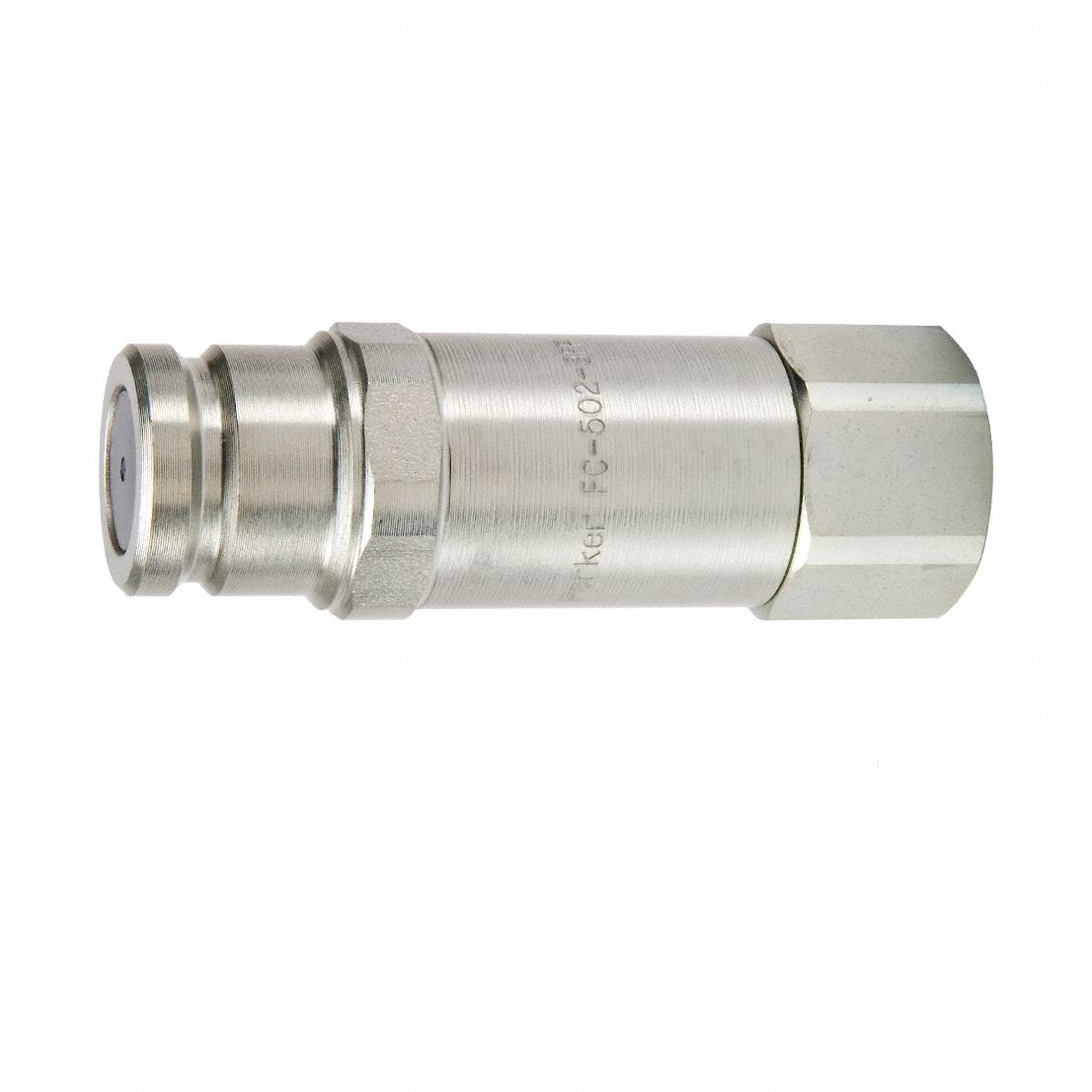 Nose Piece Assembly Coupling: 3/8 in, Steel, 6 gpm Max. Flow Rate, Push-to-Connect