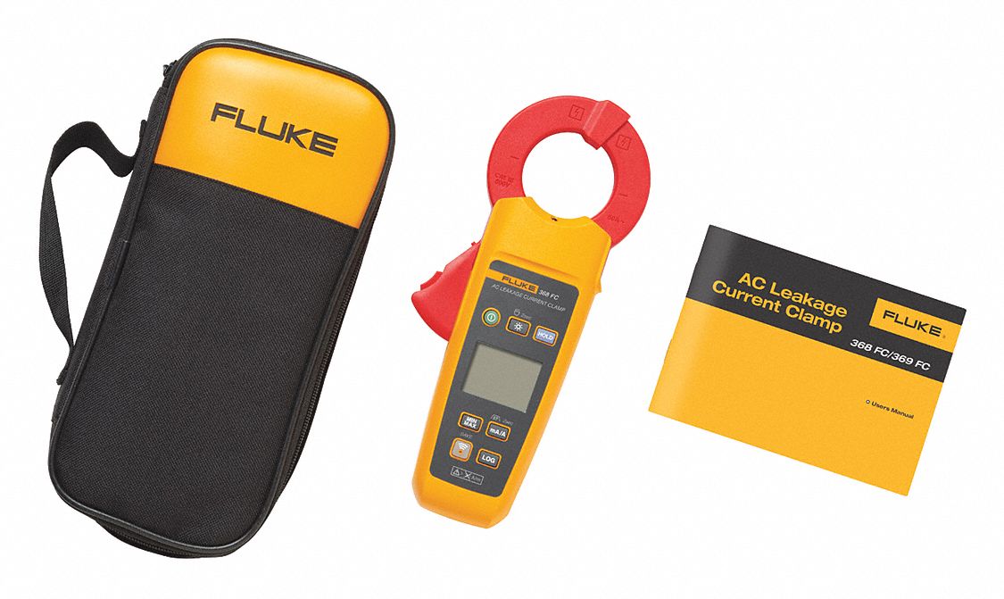 LEAKAGE CURRENT CLAMP METER, CSA 600 V CAT III, 40 HZ TO 1 KHZ, 3MA TO 60 A AC, 40 MM JAW